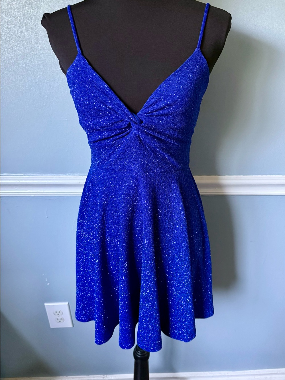 Windsor Sparkle Electric Purple Party Top M